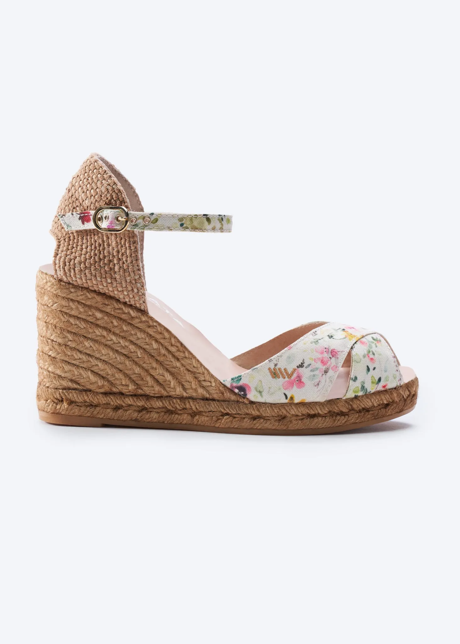 Aiguablava Limited Edition Canvas Espadrille Sandal Wedges