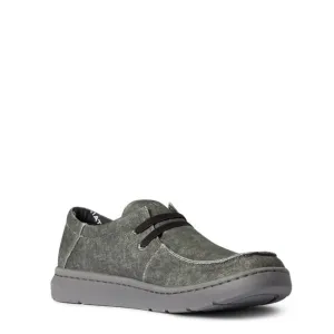 Ariat Men's Hilo Charcoal Canvas Slip On Shoes 10038391