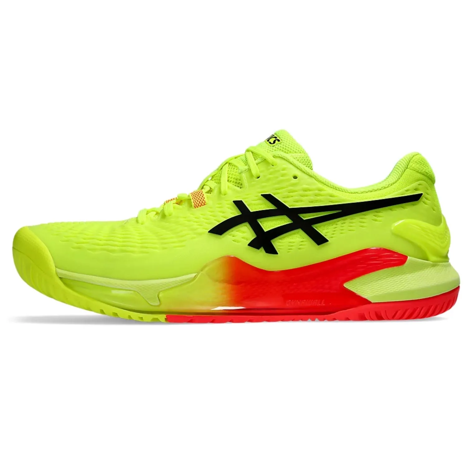 ASICS Gel - Resolution 9 Paris Men's Tennis Shoes, Safety Yellow/Black