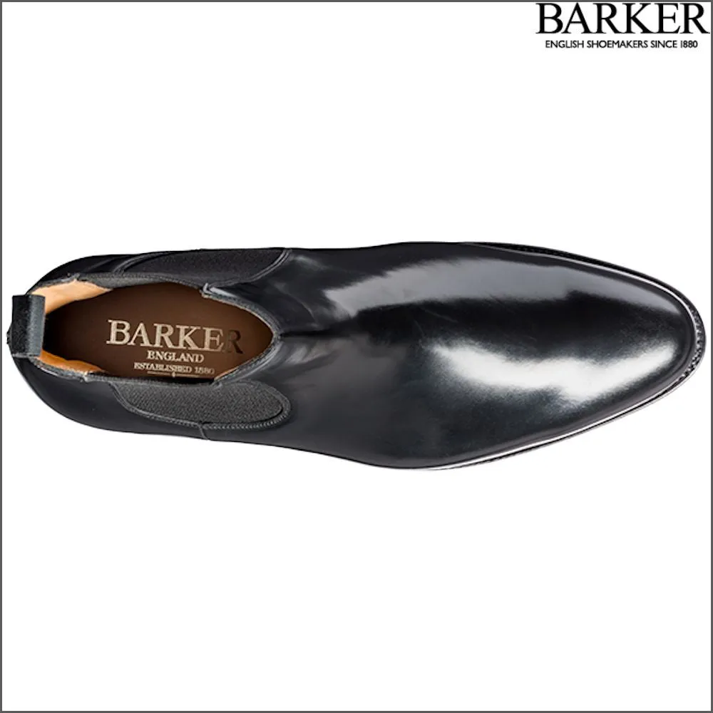 Barker Bedale Black Hi-Shine Boot--