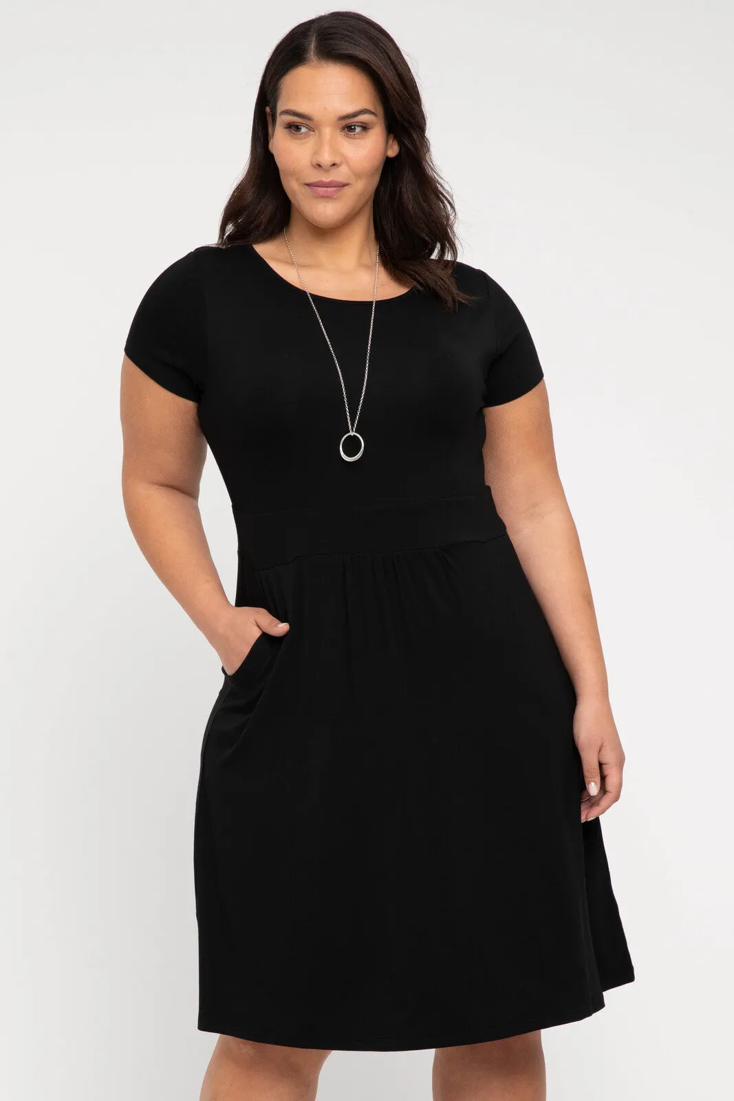 Beth Bamboo Dress - Black