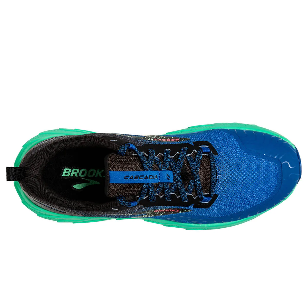 Brooks Cascadia 17 Mens | Victoria Blue/black/spring Bud