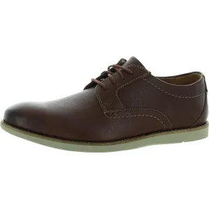 Clarks Mens Raharto Plain Leather Dressy Oxfords