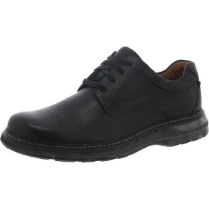 Clarks Mens Un Ramble Lo Leather Lace Up Oxfords