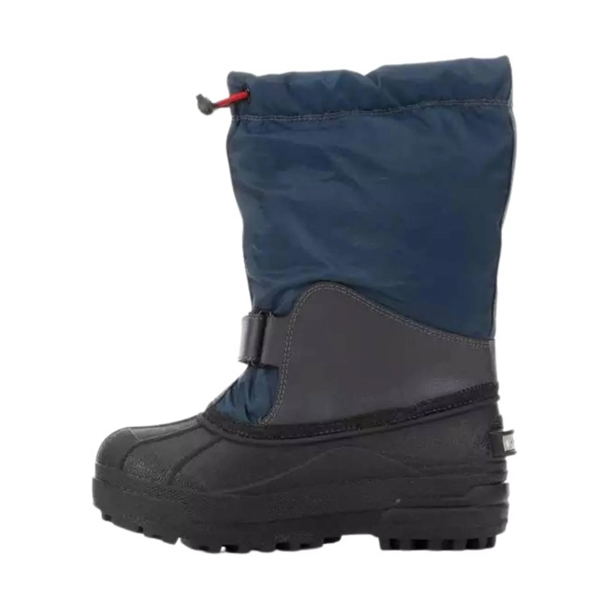 Columbia Kids' Powderbug Forty Winter Boots - Petrol Blue/Mountain Red