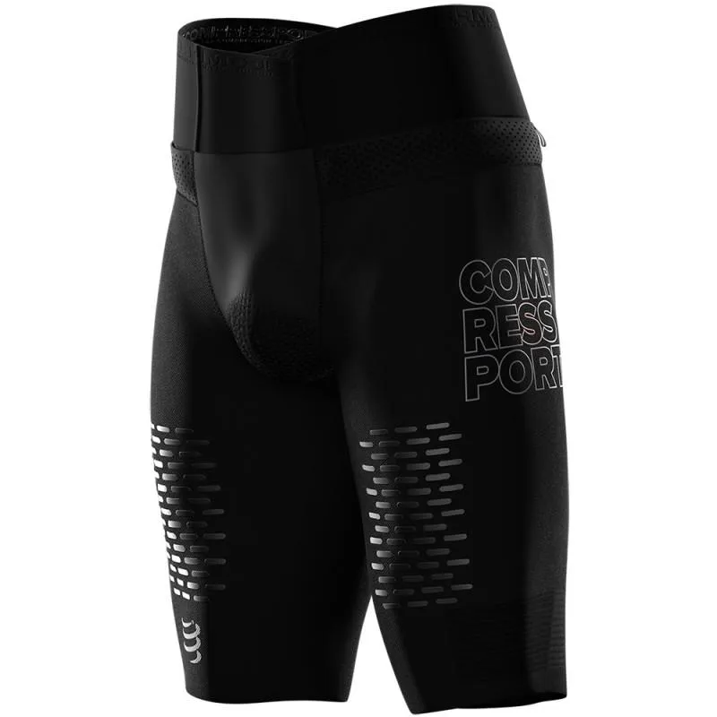 COMPRESSPORT UNISEX TRAIL RUNNING UNDER CONTROL SHORT-BLACK (SHTRV3-99)