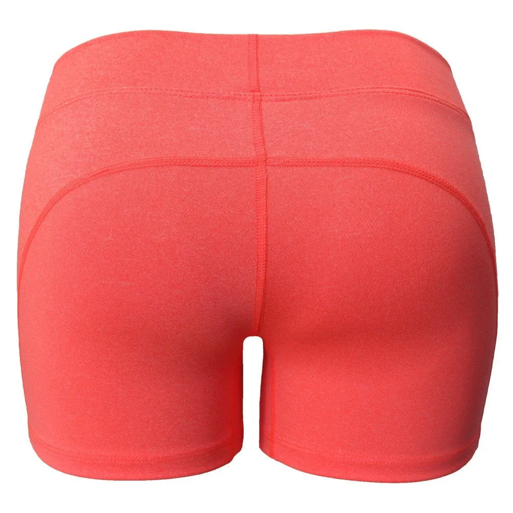 Cross Training Performance Micro Booty Short - Coral