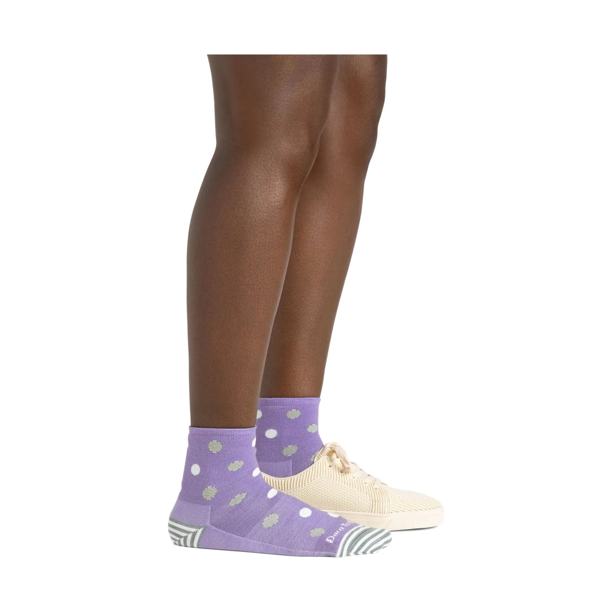 Darn Tough Vermont Women's Dottie Shorty Lightweight Lifestyle Sock - Lavender