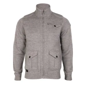 Dissident Newton Zip Up grey Cardigan