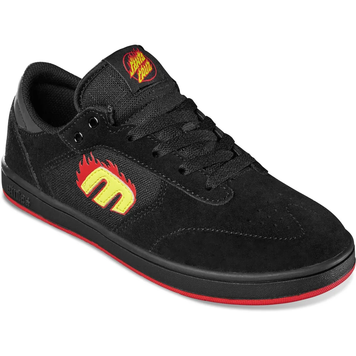 Etnies Shoes Windrow x Santa Cruz Kids - Black/Red/Black