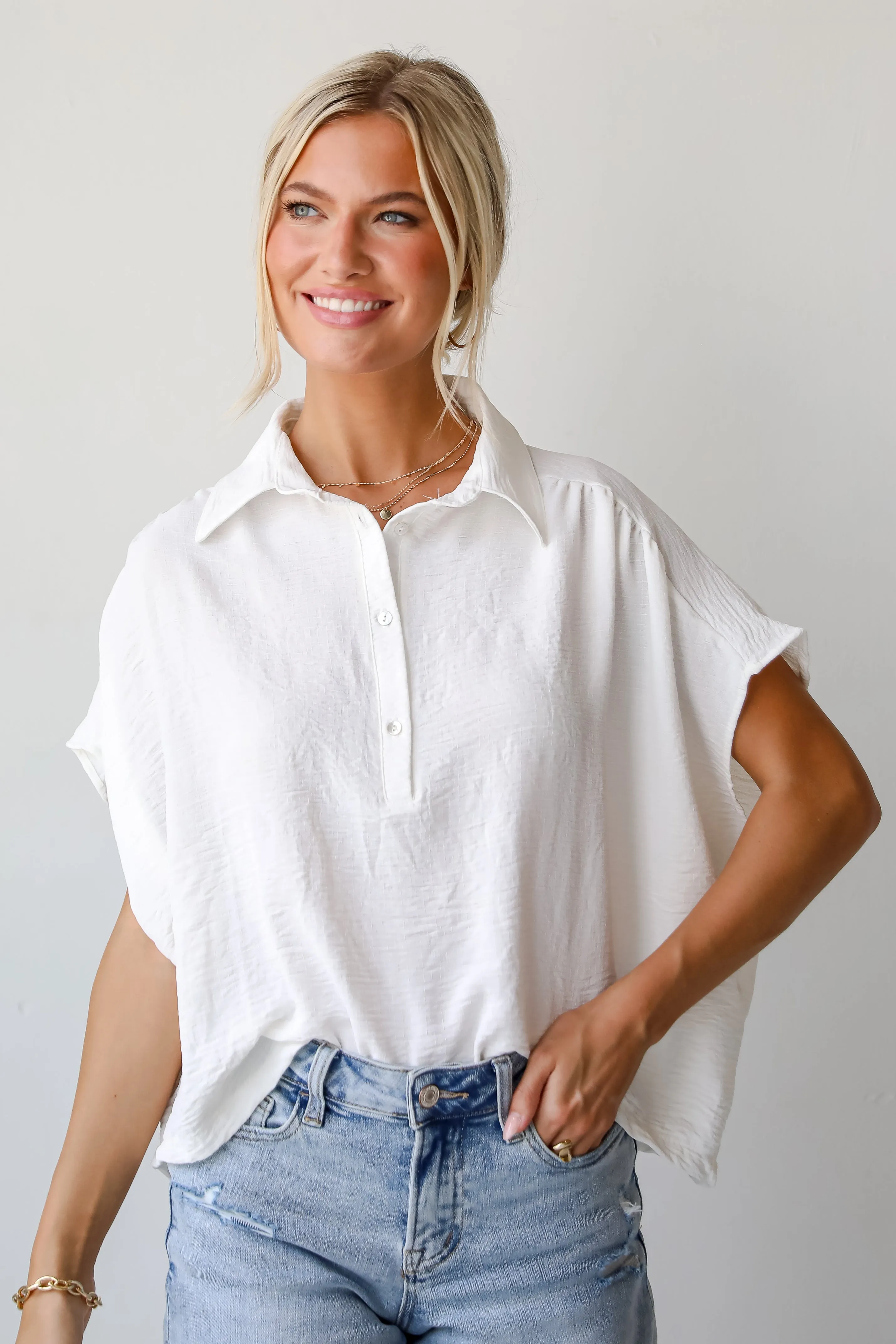 FINAL SALE - Upscale Individual White Blouse