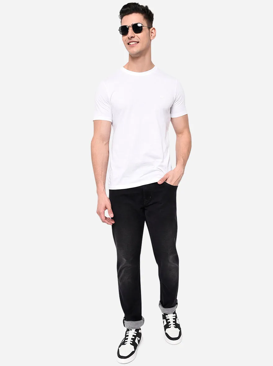 Greynis Black Solid Slim Fit Jeans | JadeBlue