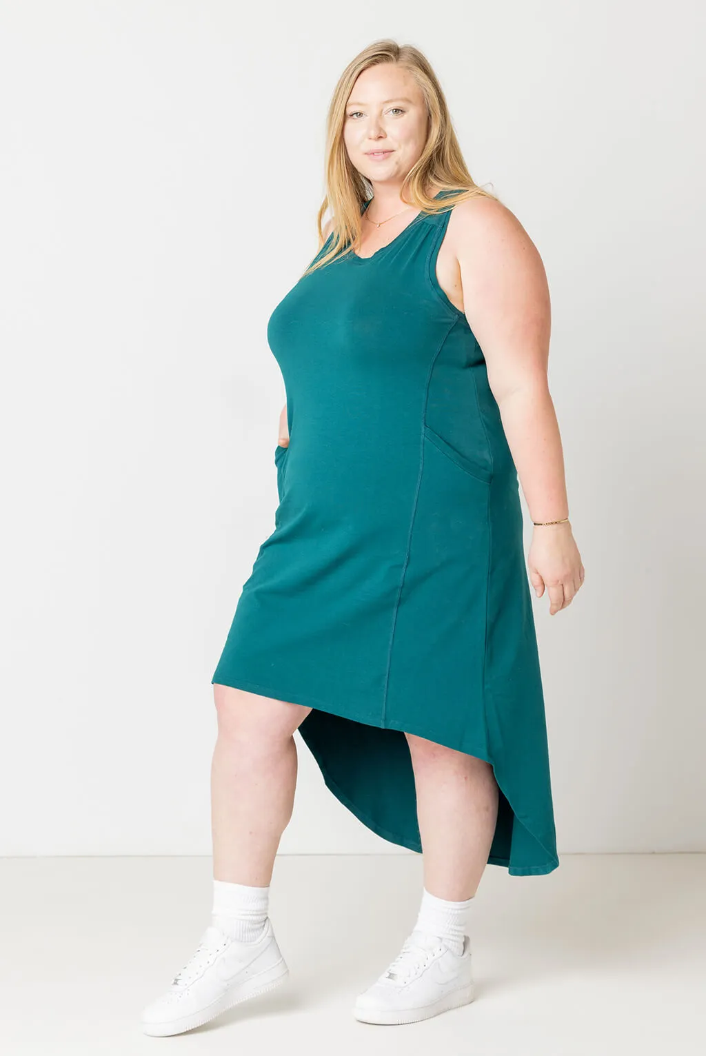 Hi-Lo Jersey Tank Dress