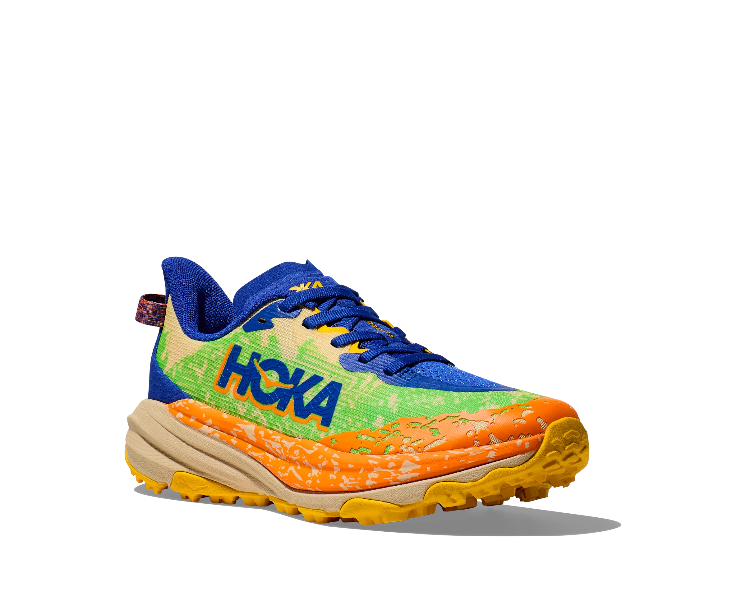 Hoka Kids Speedgoat 6 Trainer Ultra Marine/Electric Lime