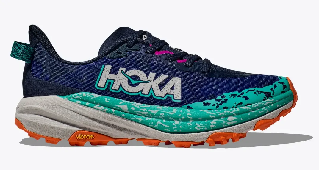 Hoka Womens Trainer Speedgoat 6 Varsity Navy/ Meteor