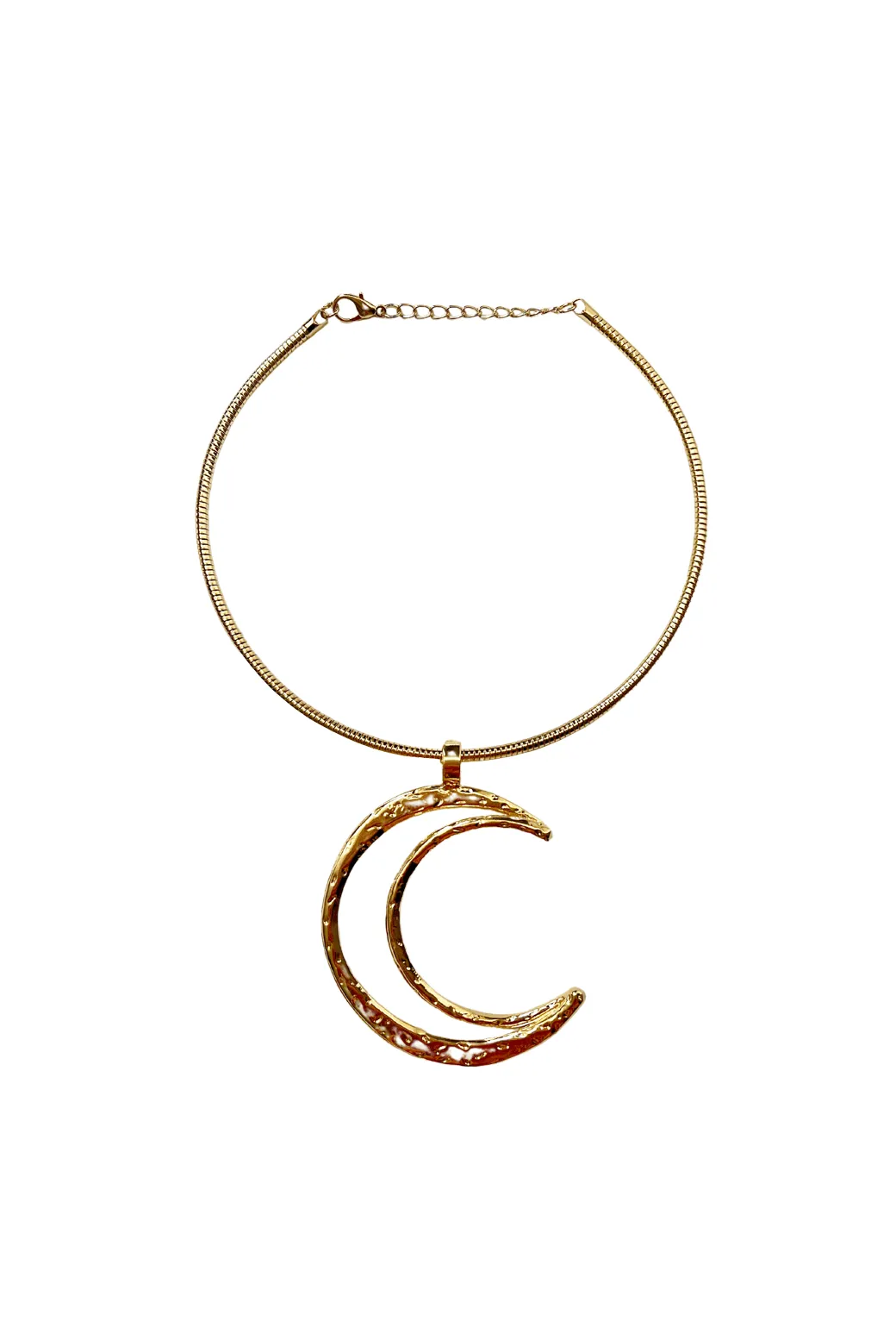 I See the Moon Necklace - Gold