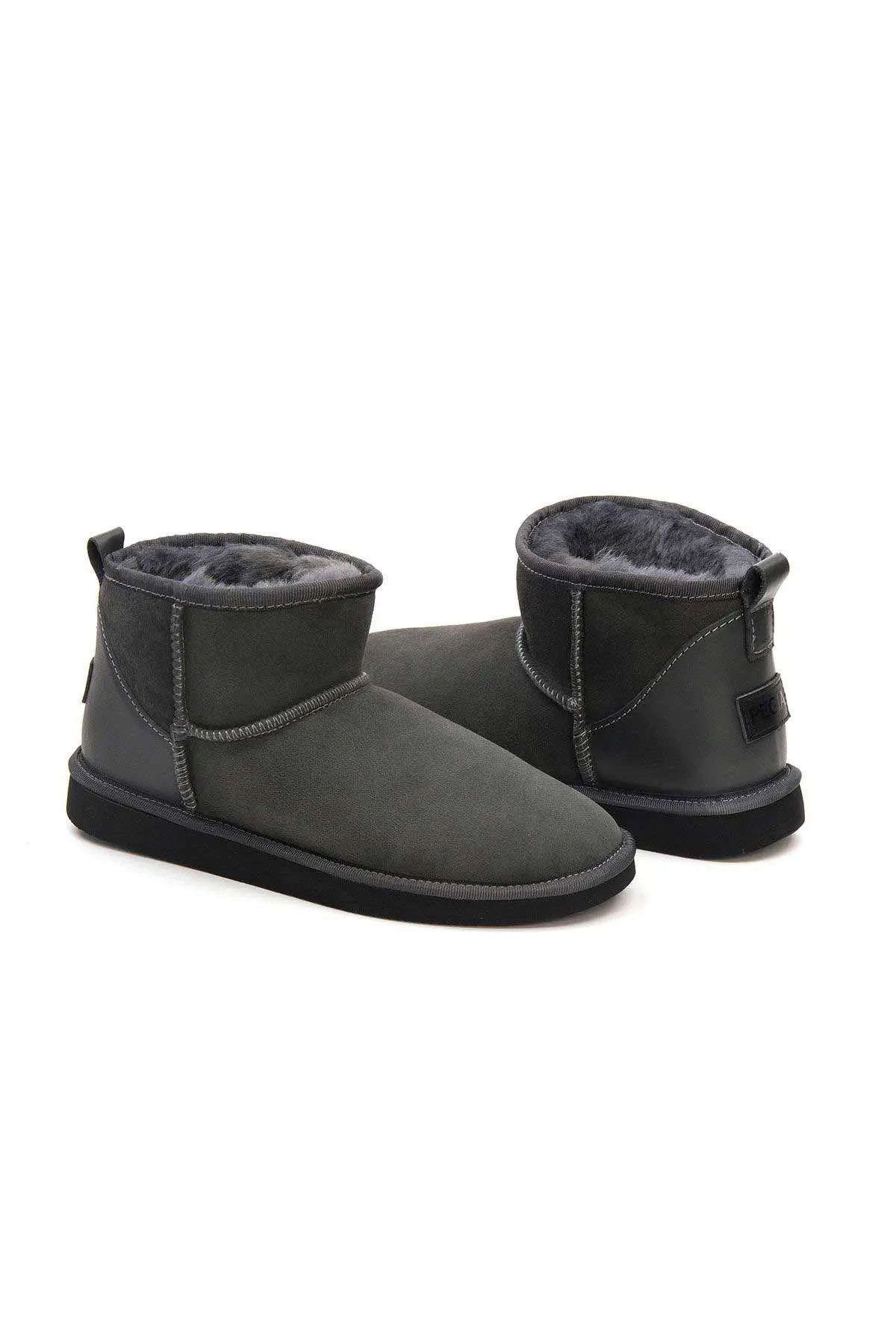 Last 2 Products Special Price - Sheepskin Women's Mini Boots 191137 Anthracite