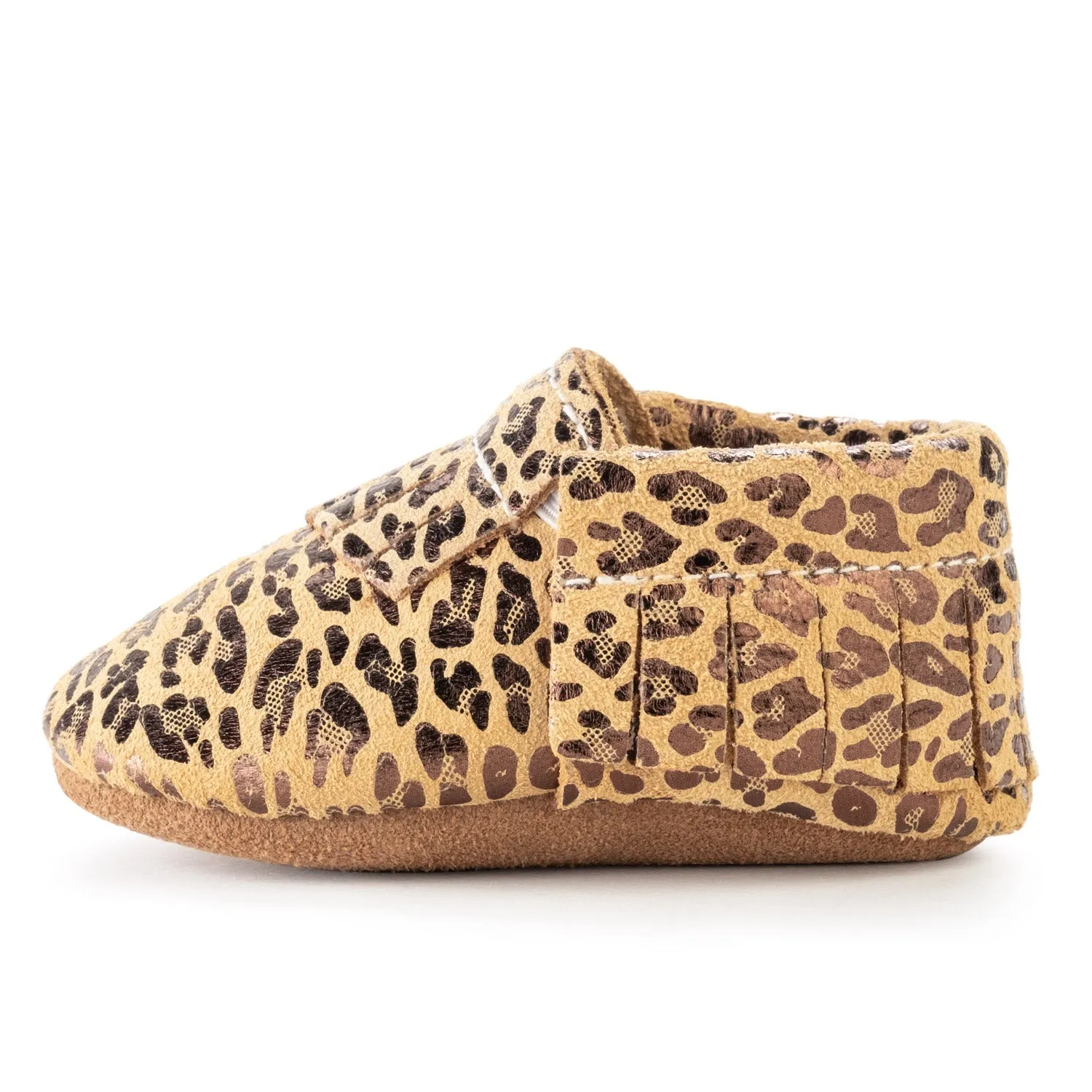 Leopard Baby Moccasins