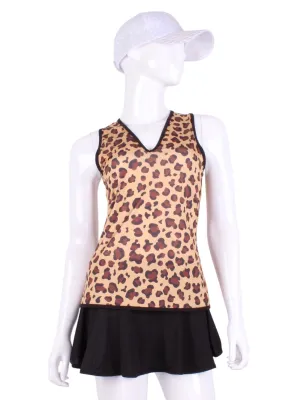 Limited Leopard Vee Tank