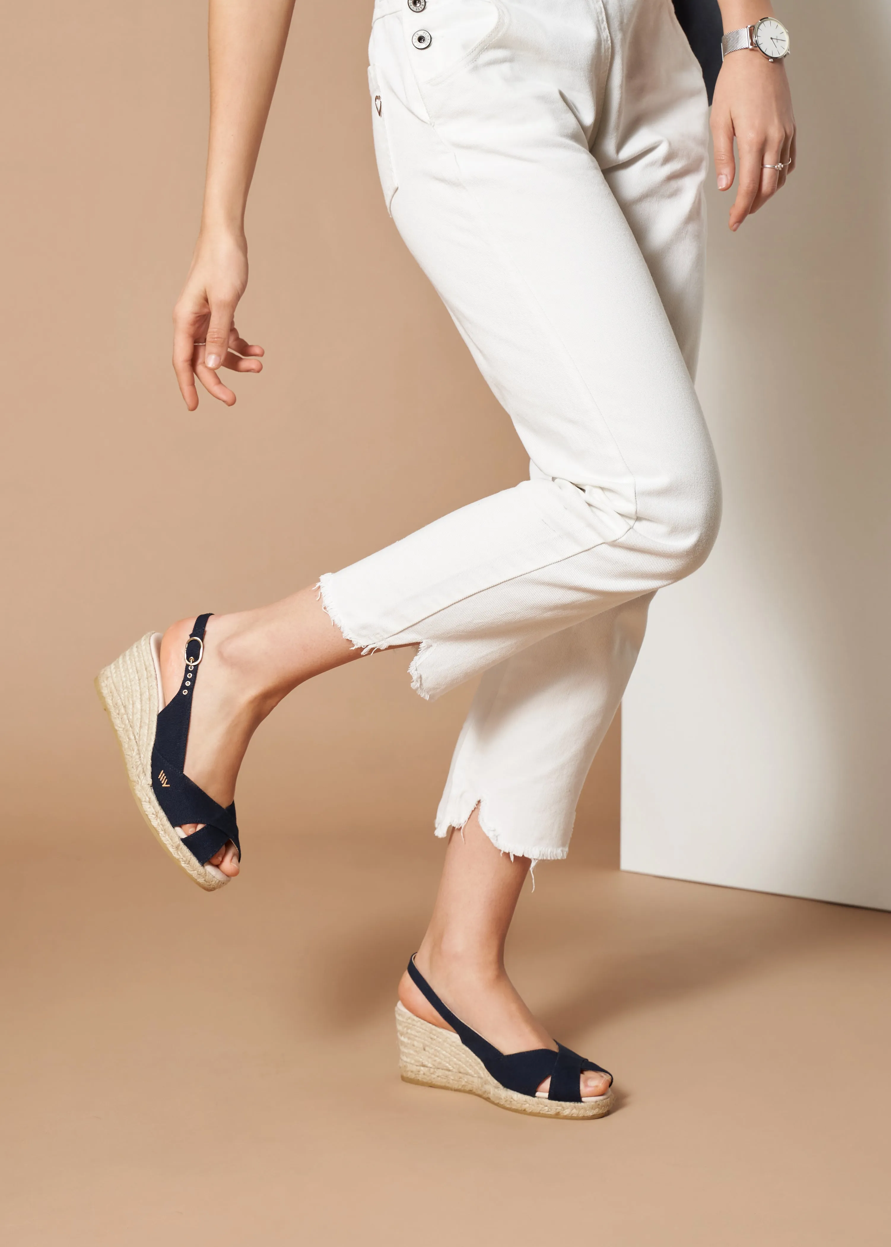 Llansa Canvas Espadrille Sandal Wedges