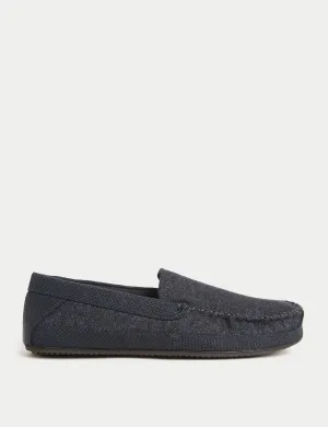 Marks & Spencer moccasins, dark blue