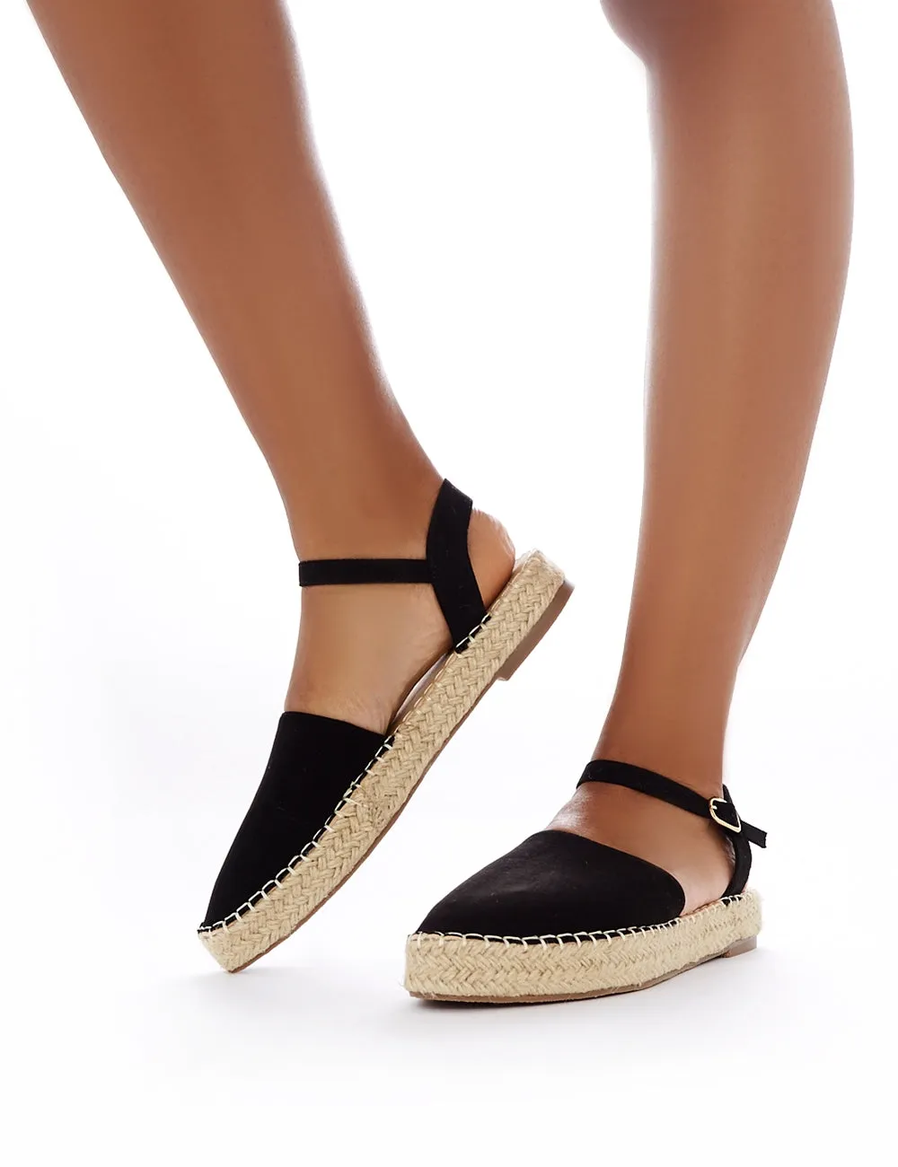 Mendes Espadrille Sandals in Black