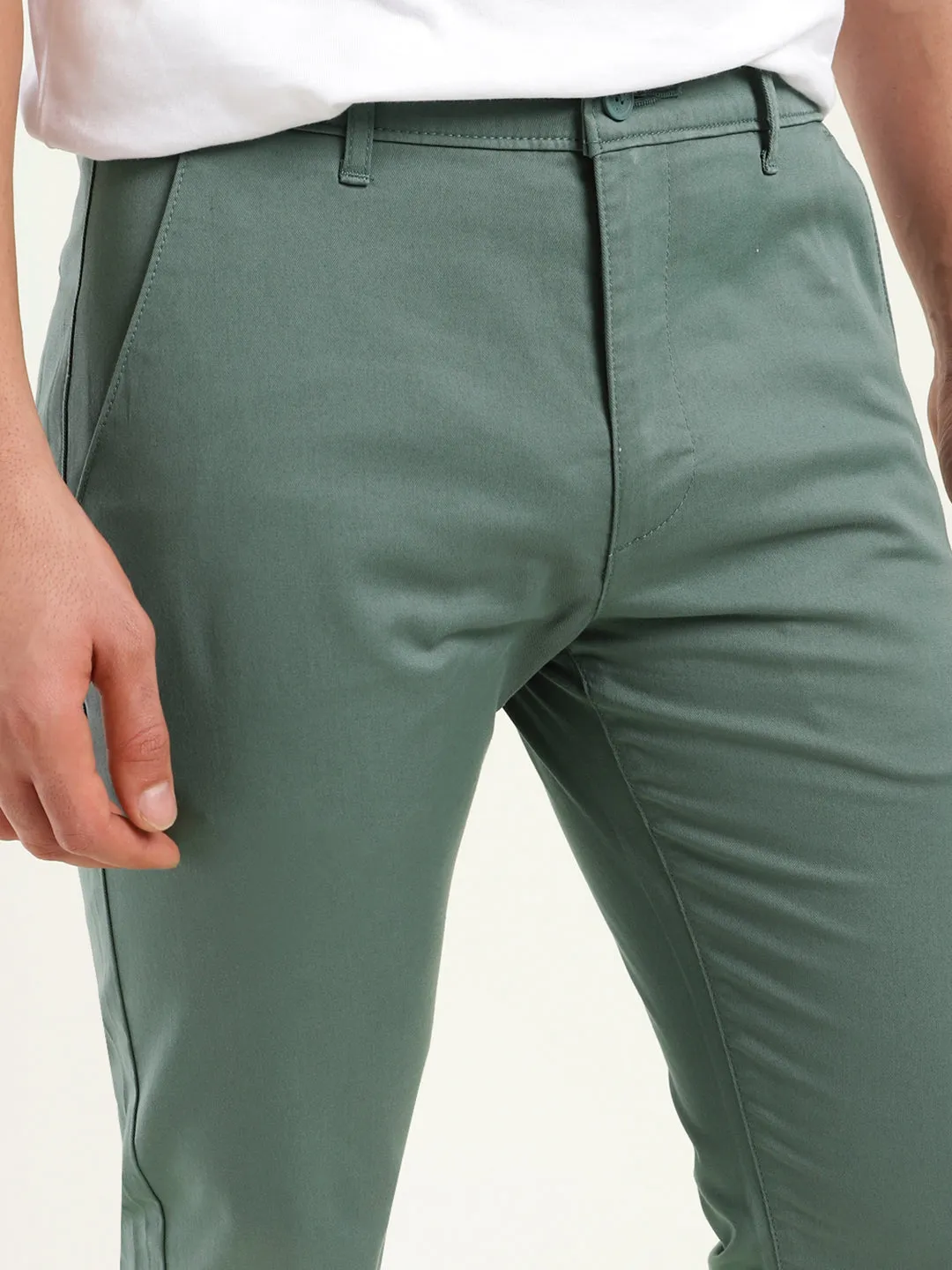 Men's 512 Slim Tapered Fit Light Green Chinos