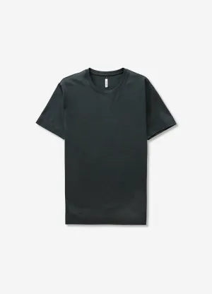 Mercerised Crew Neck T-Shirt Dark Jade