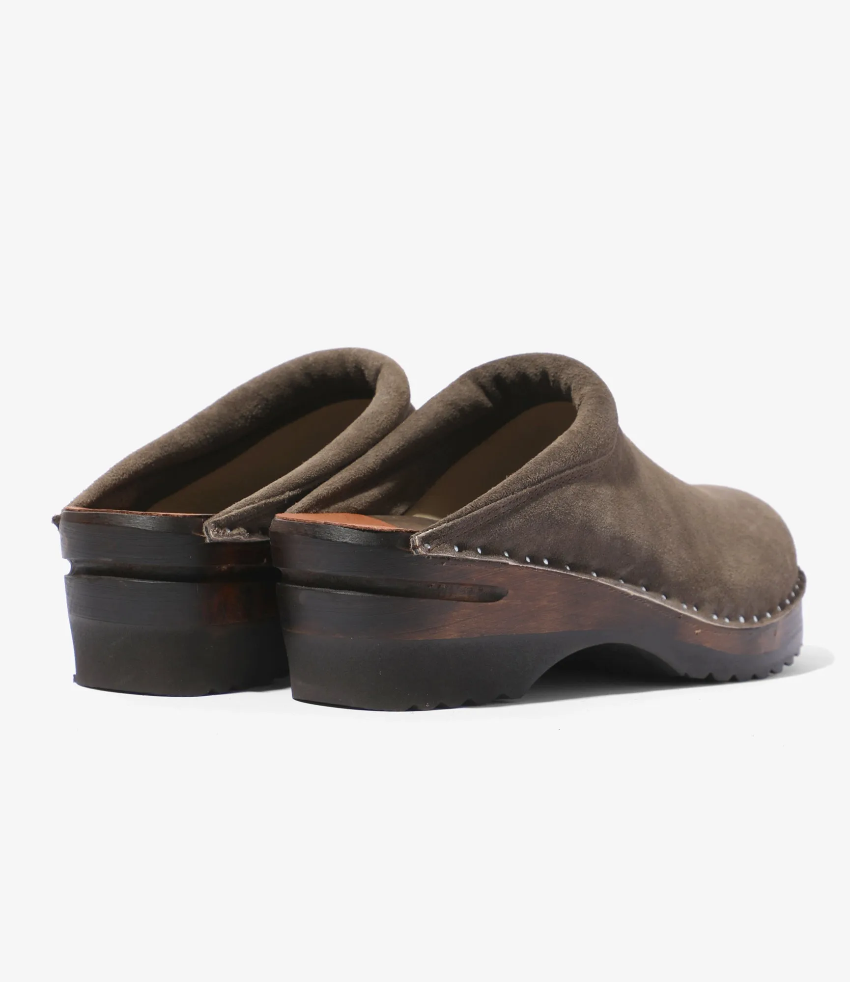 'Monet' Clog – Taupe Rough Out