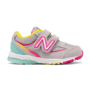 New Balance Grey Multi 888v2 Hook & Loop Toddler Sneaker