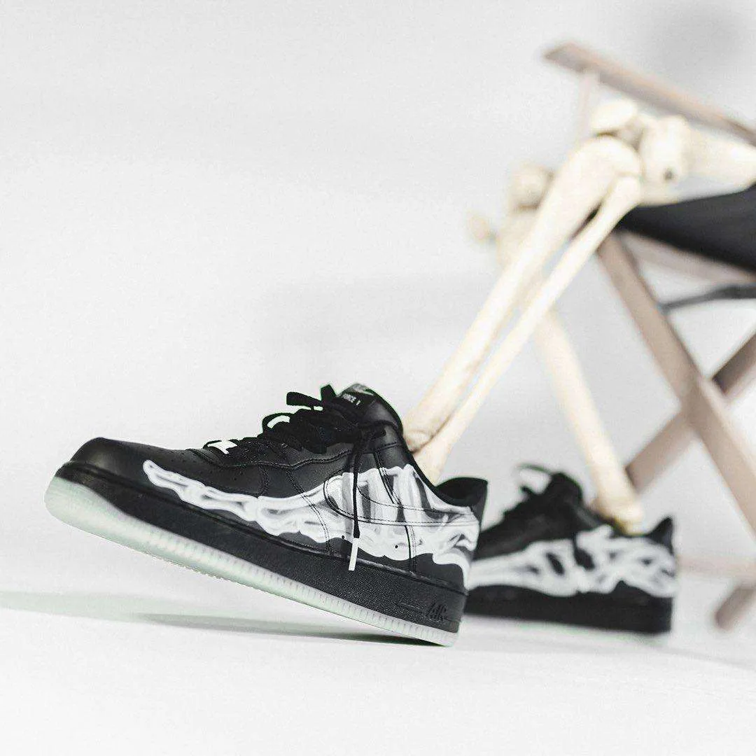 Nike Air Force 1 Low Black Skeleton