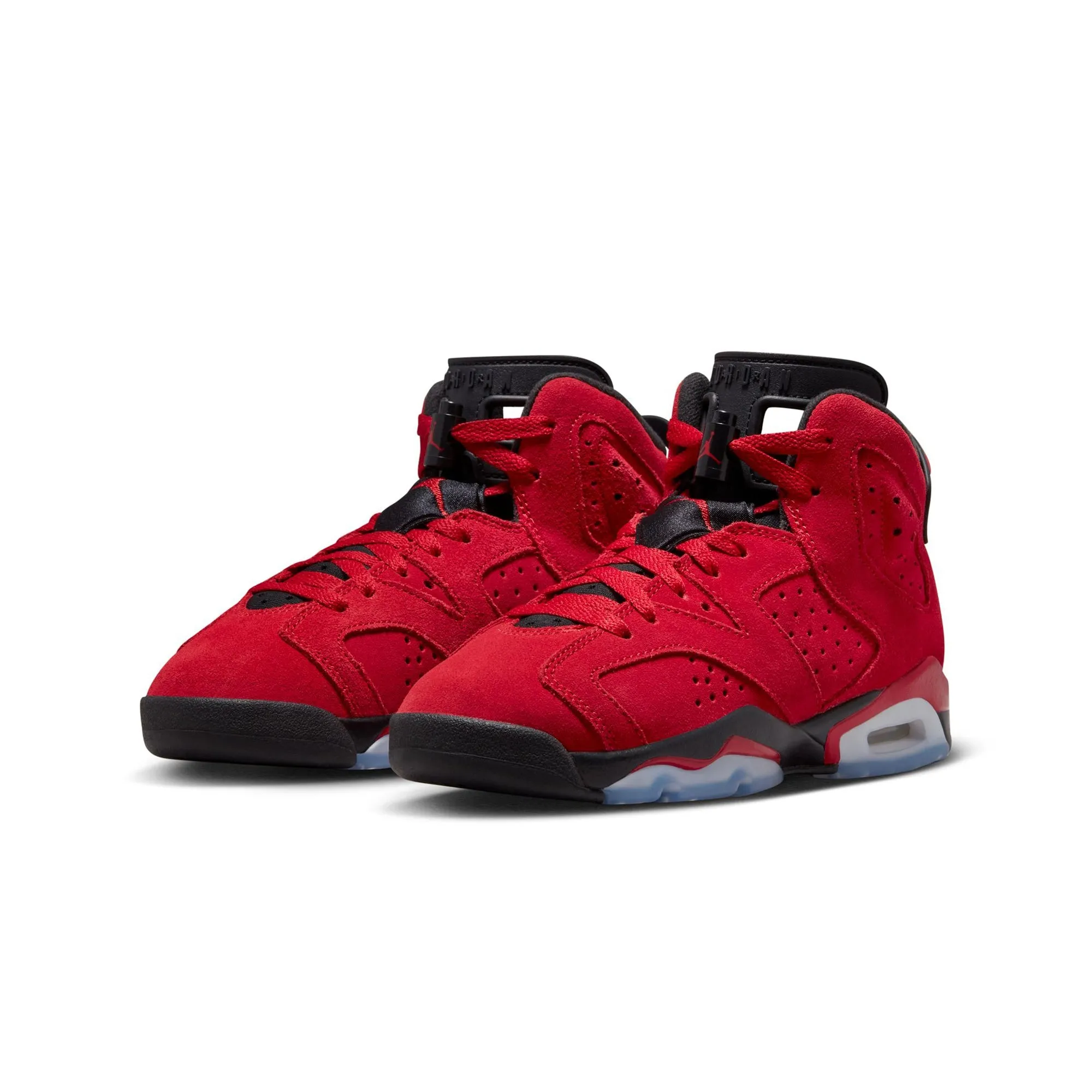 Nike Kids' Jordan 6 Retro Shoes - Varsity Red / Black