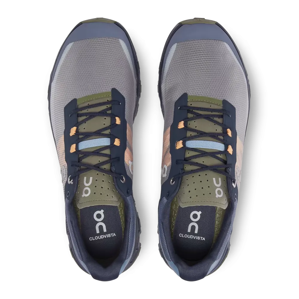 On Running Men's Cloudvista Shoes - Midnight / Olive