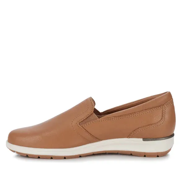 Orleans Tan Slip-On Leather Casual Shoes