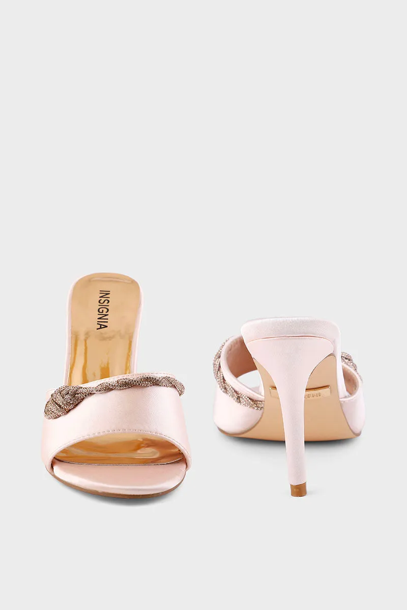 Party Wear Slip On I29276-Nude Pink