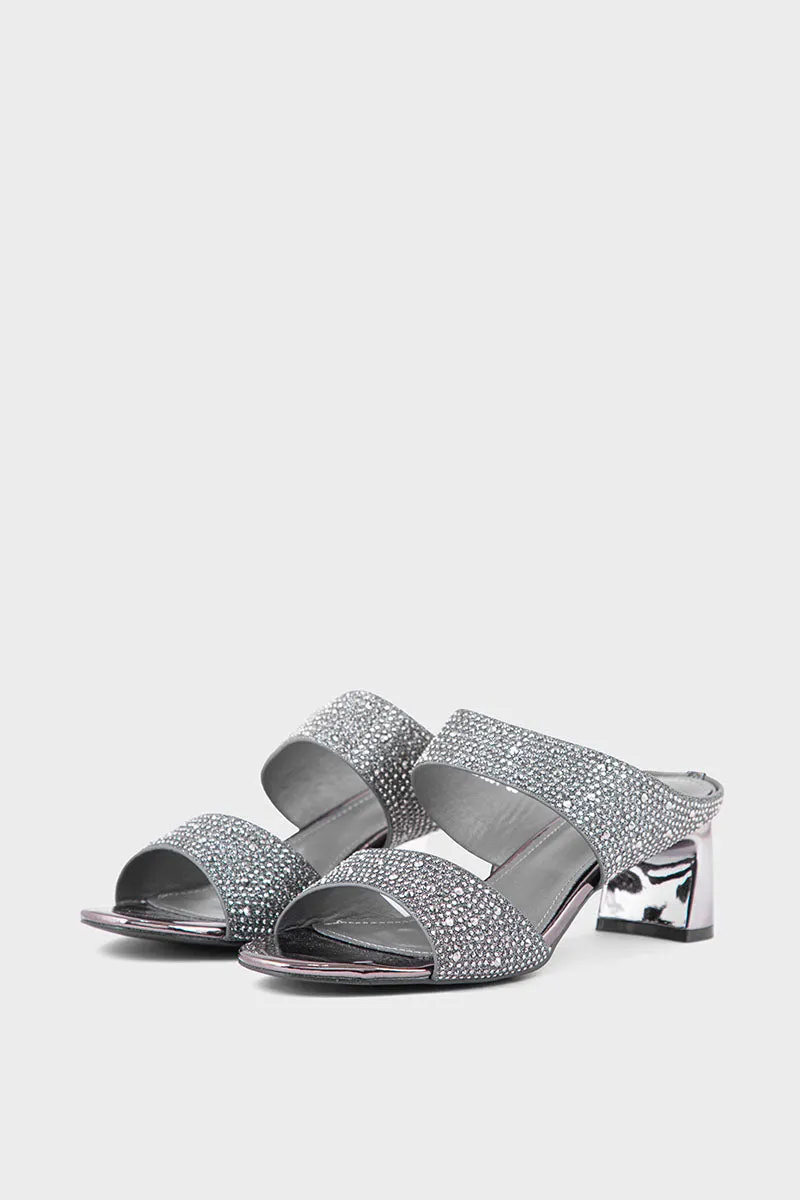 Party Wear Slip On IP0034-Gun Metallic