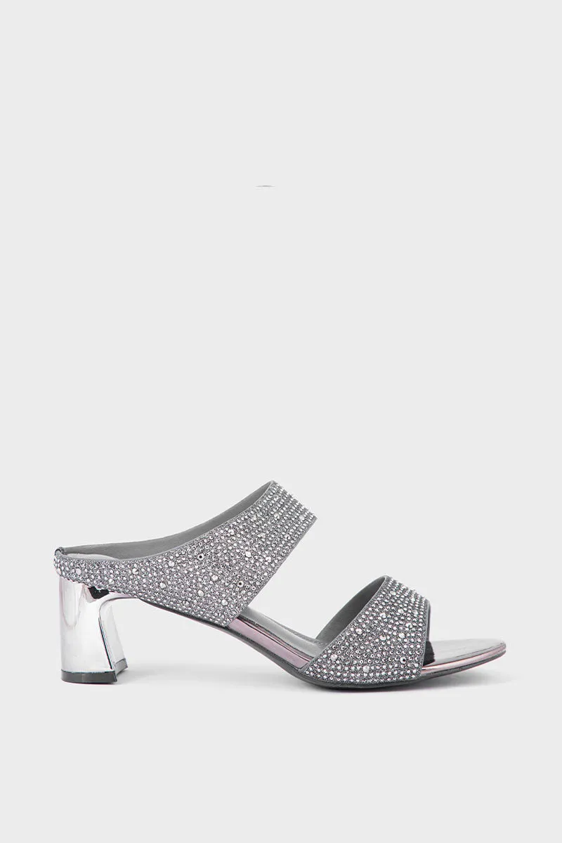 Party Wear Slip On IP0034-Gun Metallic