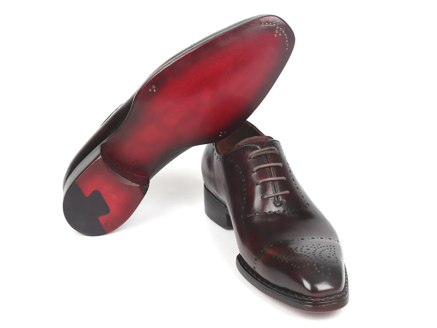 Paul Parkman Hand-Painted Leather Oxfords