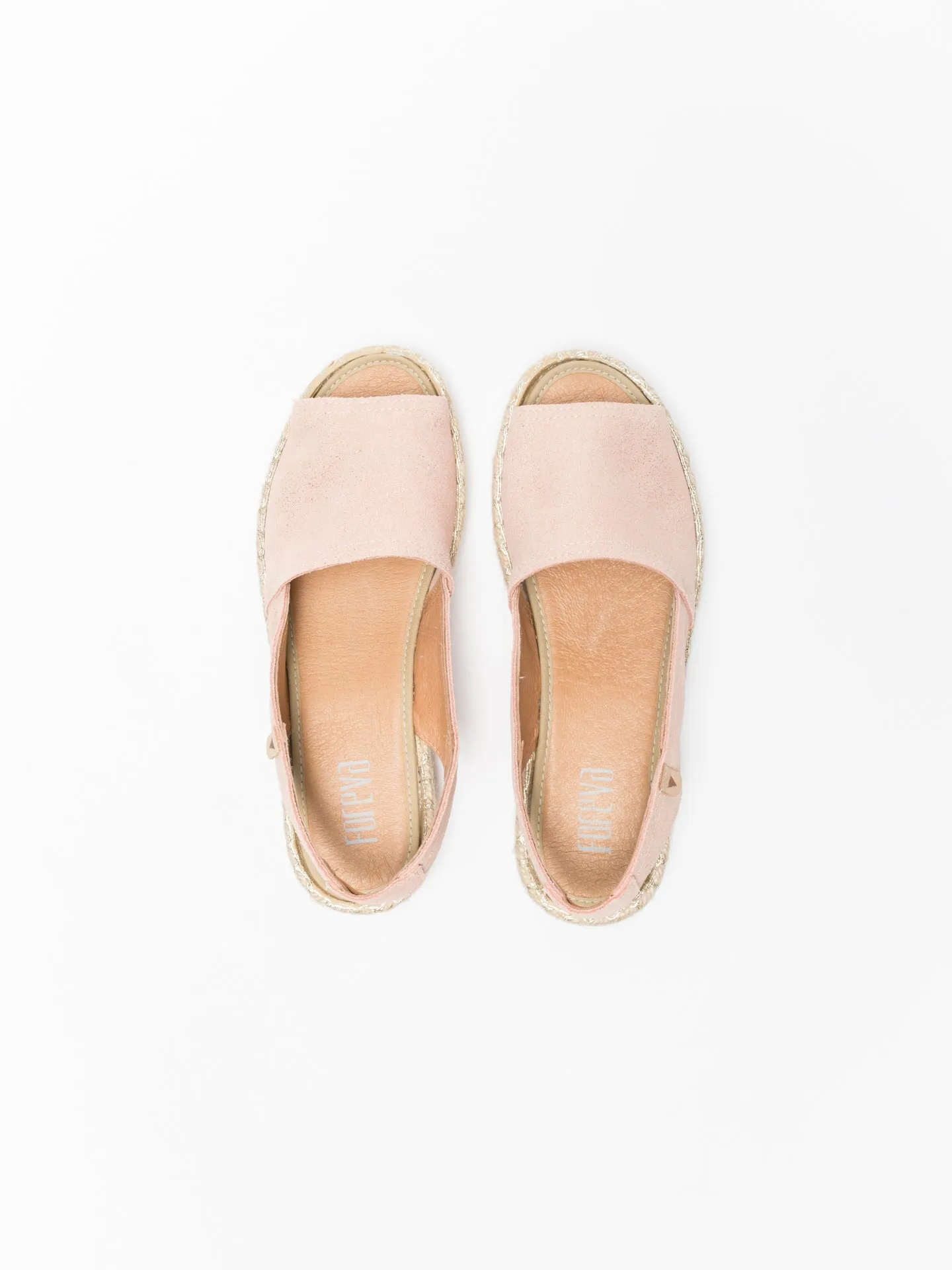 Pink Sling-Back Espadrilles