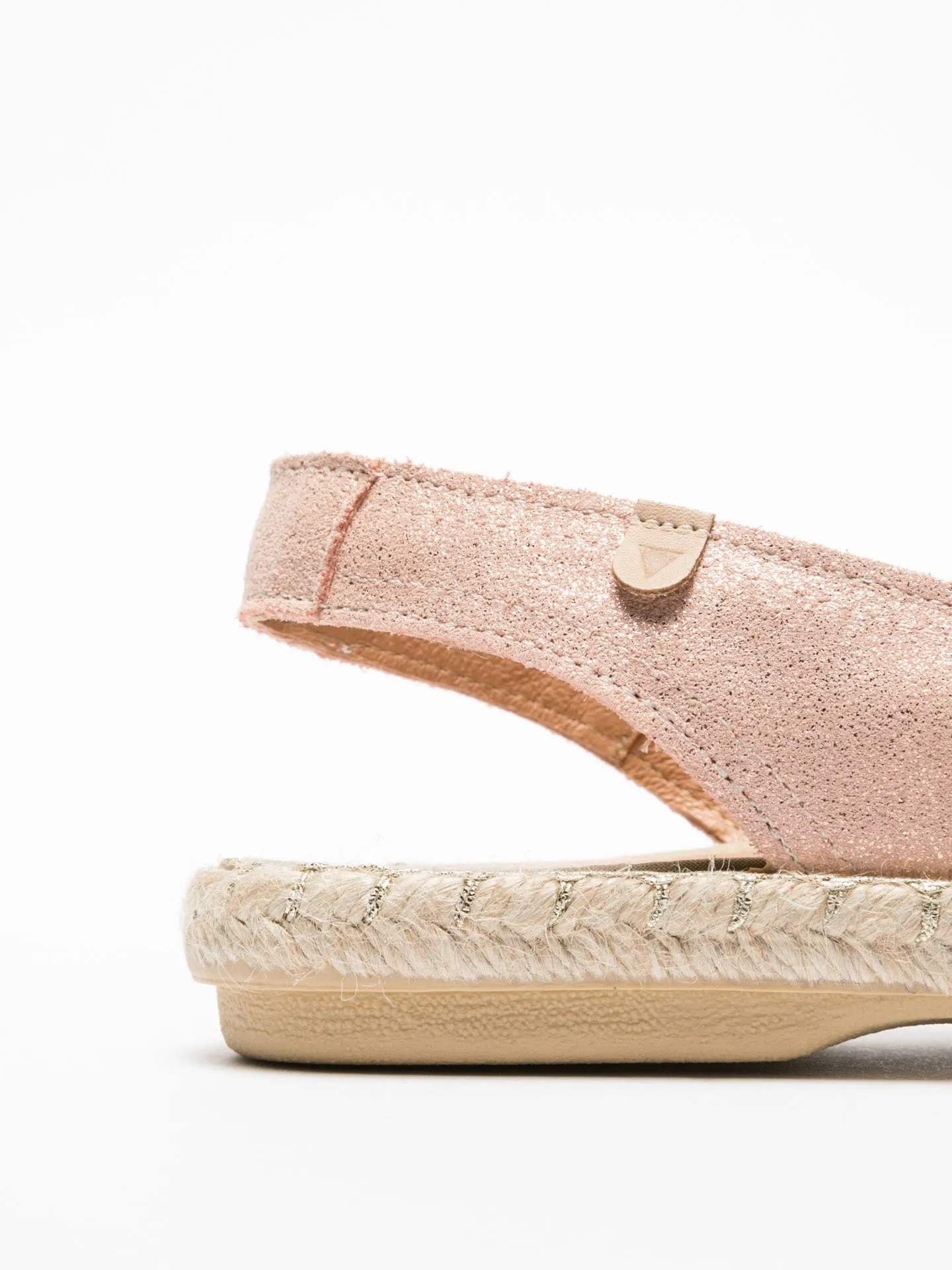 Pink Sling-Back Espadrilles