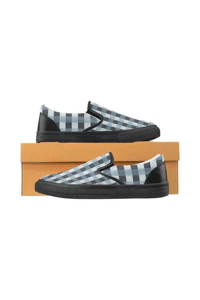 Plaid Planet Men's Slip-on Canvas Shoes