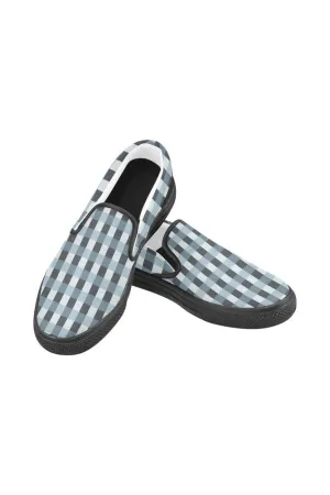 Plaid Planet Men's Slip-on Canvas Shoes