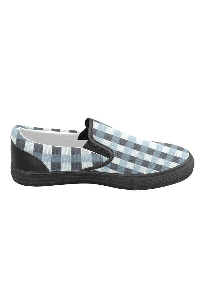 Plaid Planet Men's Slip-on Canvas Shoes