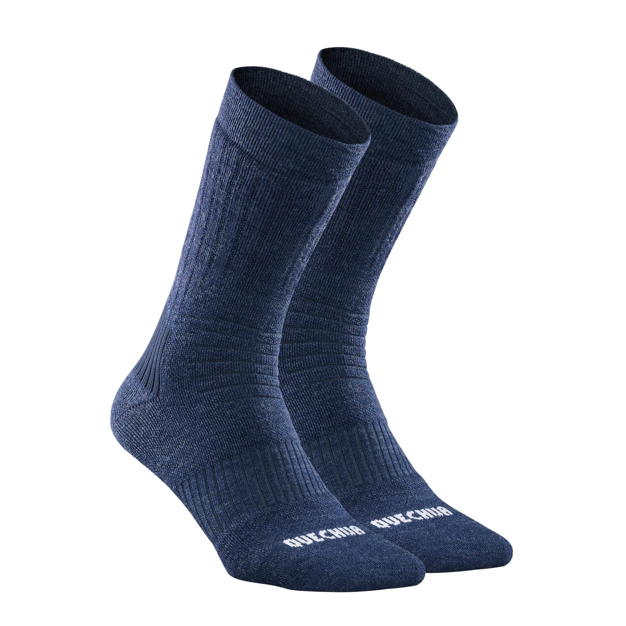 Quechua SH100 Mid Winter Hiking Warm Socks - 2 Pairs