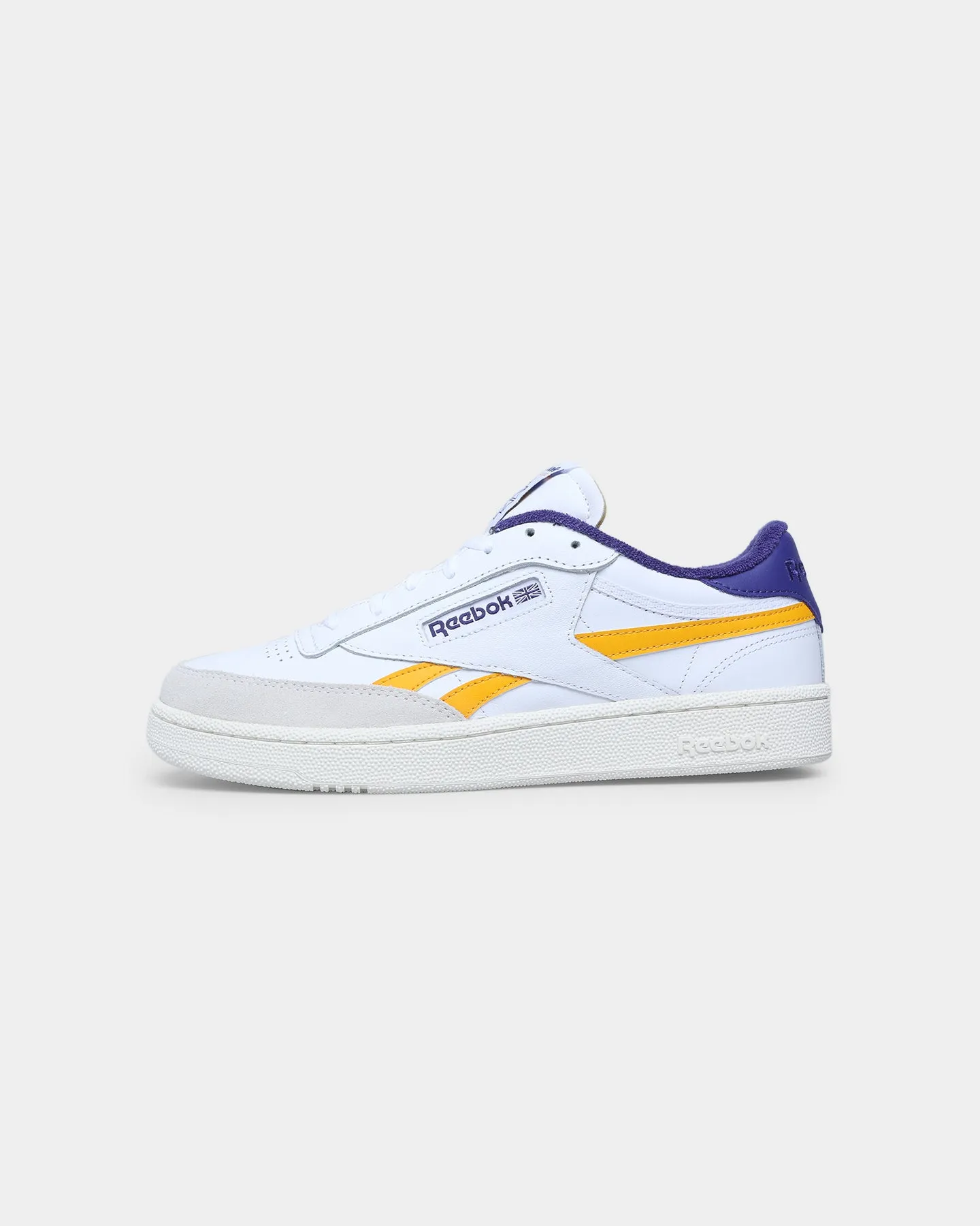 Reebok Club C Revenge White / Collegiate Gold / Bold Purple