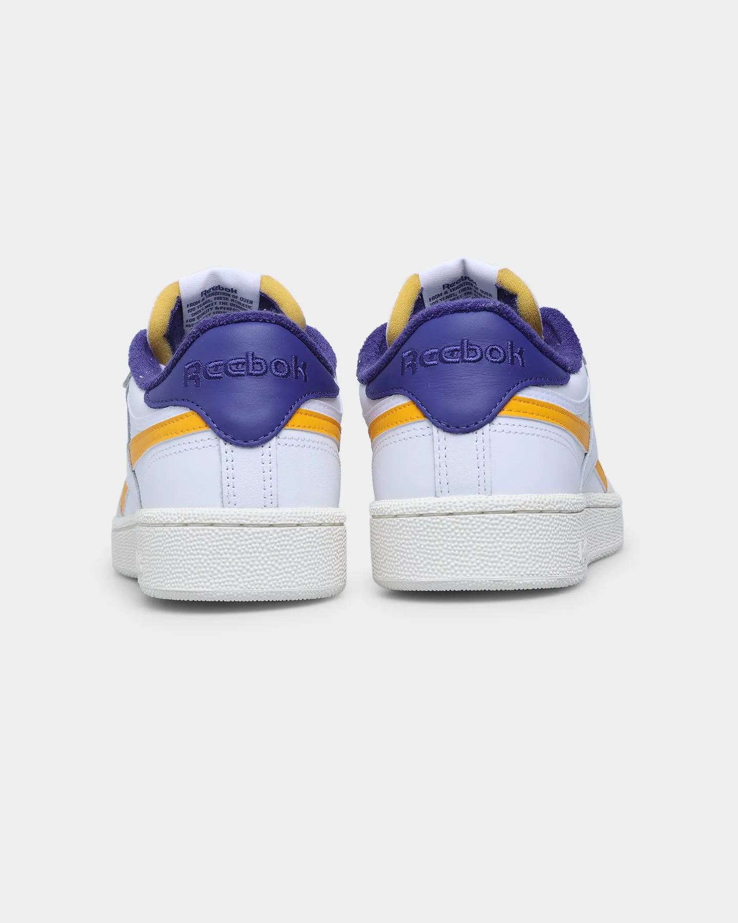 Reebok Club C Revenge White / Collegiate Gold / Bold Purple