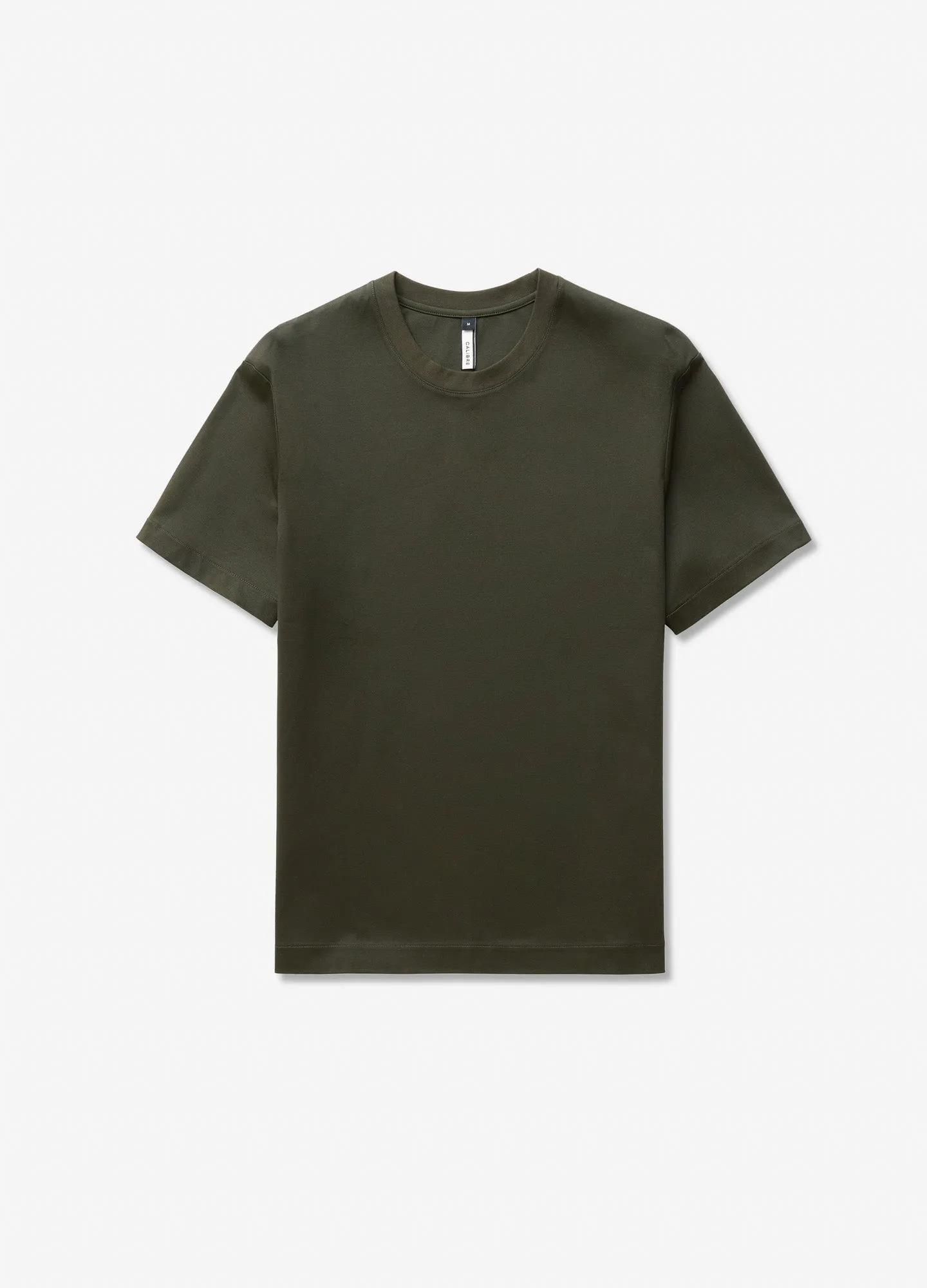 Relaxed Fit Crew Neck T-shirt Khaki