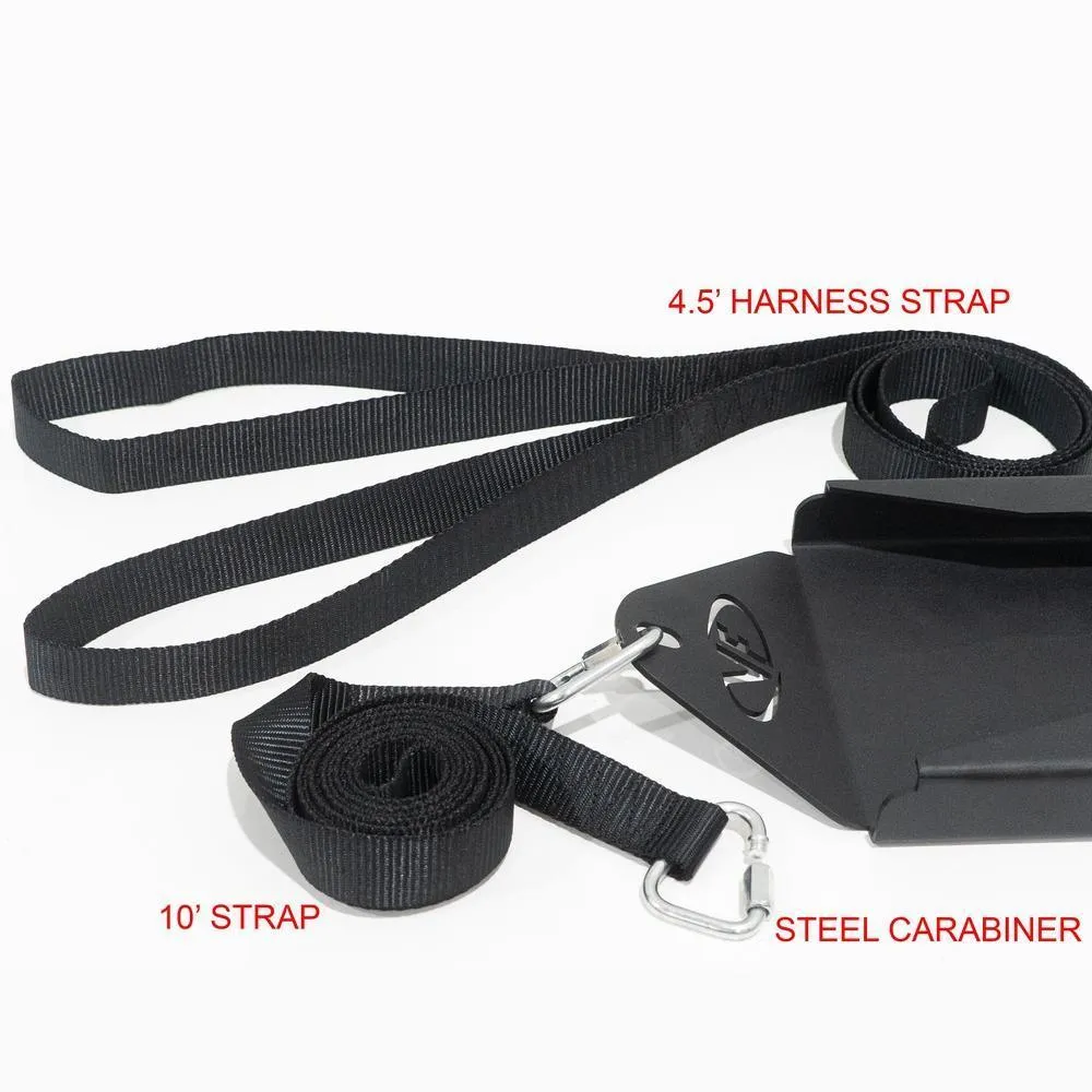 Snowshoe Sled Pull Drag w/ Shoulder Harness