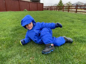 Splashy Fleece Lined Coverall Rain Snow and Mud Suit