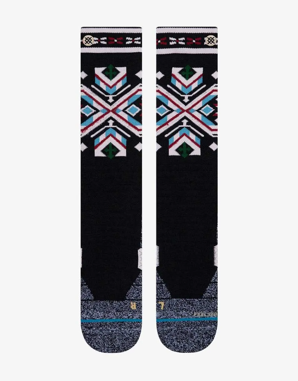 Stance Konsburgh 2 FEEL360® w/INFIKNIT® Snowboard Socks - Black